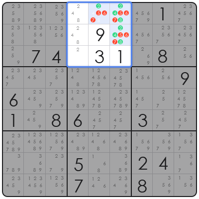 hidden pairs sudoku